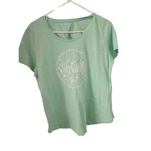 St Johns Bay "LIVE IN THE SUNSHINE, SWIM IN THE SEA" Teal Short-Sleeve Shirt Pet